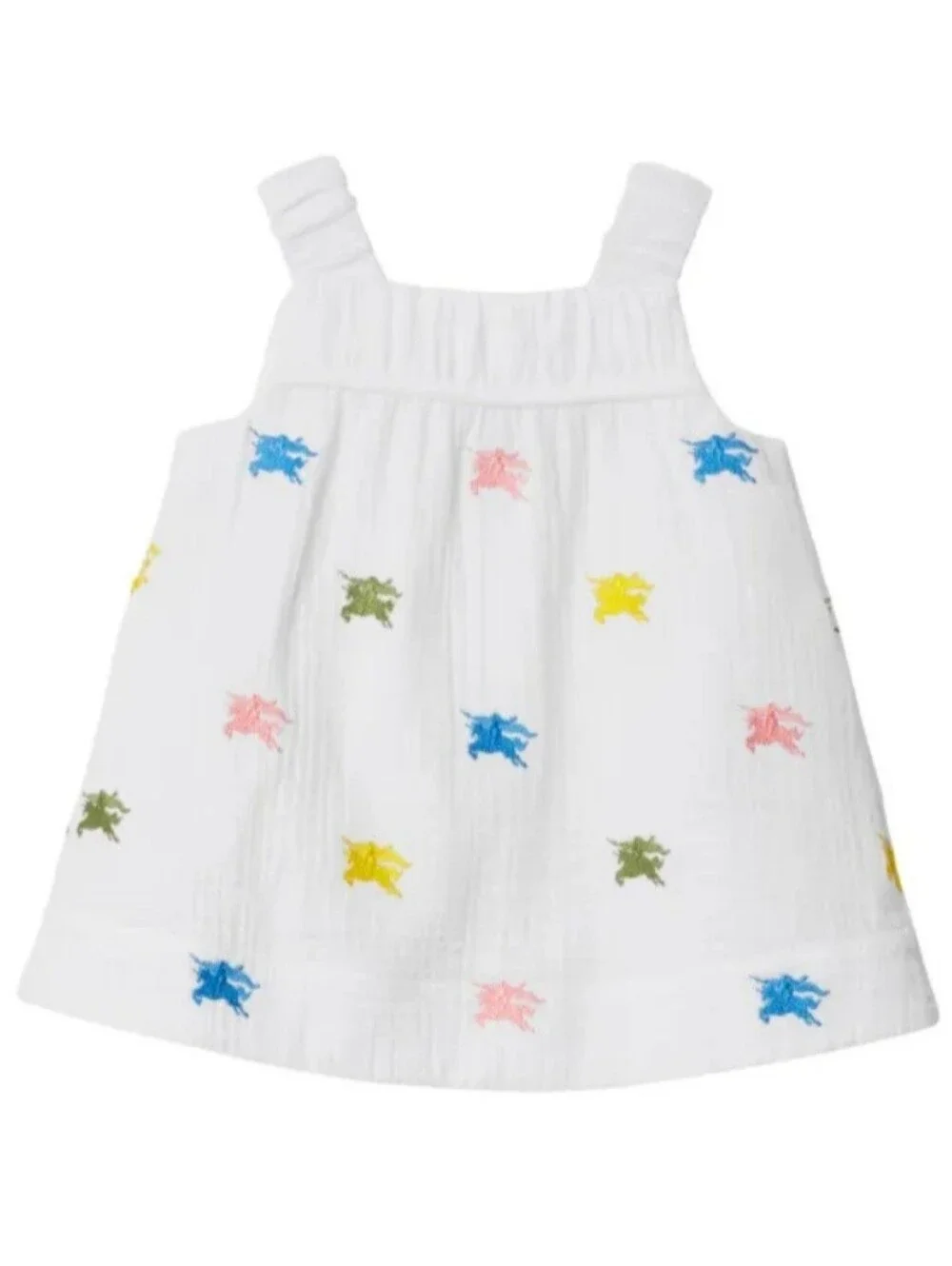$410 Burberry infant Girl's Bethan EKD Dress with Bloomers Sz 12 months